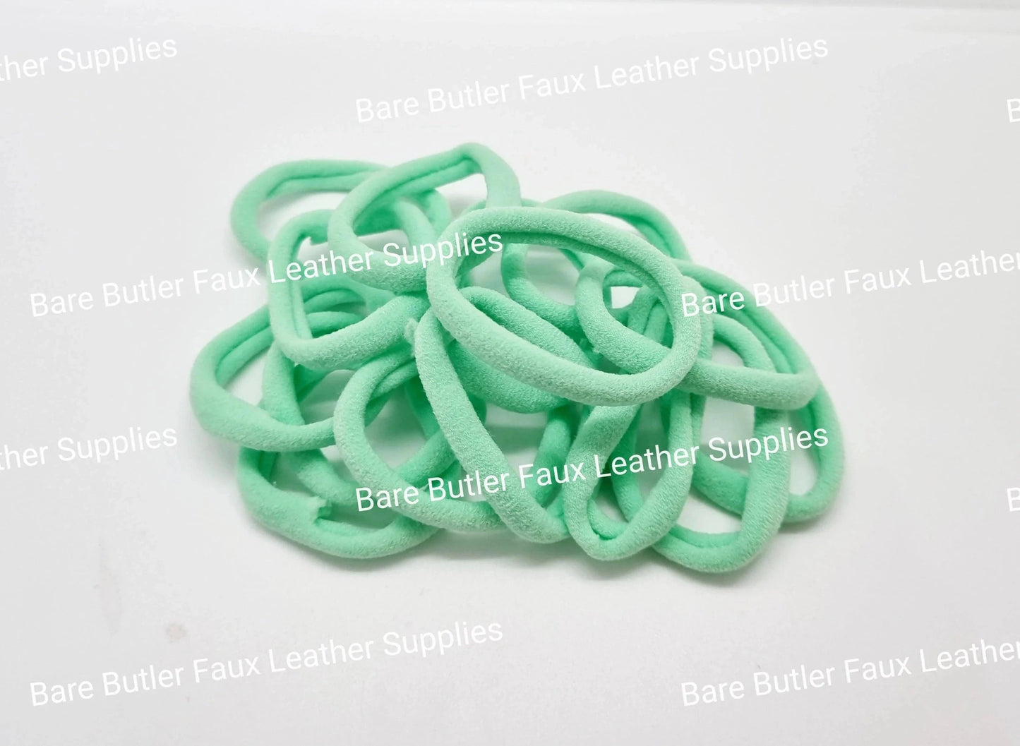 Nylon Hair Ties Pack of 5 - Bright's - accesories, Accessories, black, blue, bow, Hair, Hait tie, Headband, nylon, orange, pink, purple, Strap, white, yellow - Bare Butler Faux Leather Supplies 