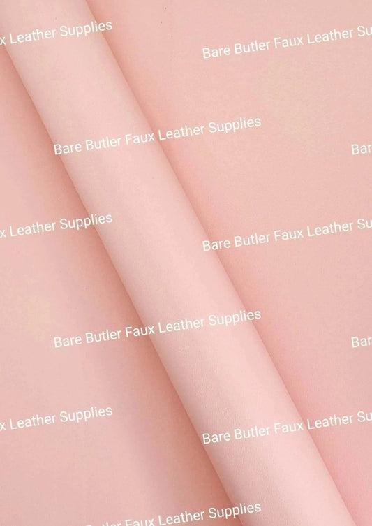 Roll - Pastels Baby Pink - butter, Faux, Faux Leather, pastel, pastels, Roll, soft - Bare Butler Faux Leather Supplies 