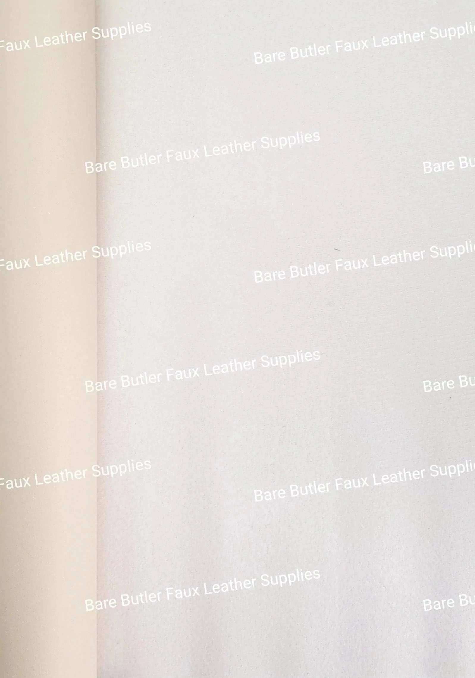 Roll - Pastels Cream - butter, Faux, Faux Leather, pastel, pastels, Roll, soft - Bare Butler Faux Leather Supplies 