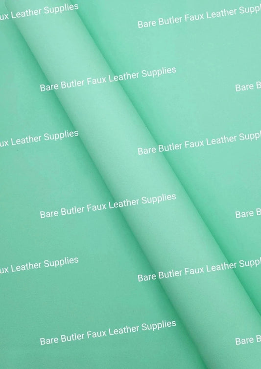 Roll - Pastels Seafoam - butter, Faux, Faux Leather, pastel, pastels, Roll, soft - Bare Butler Faux Leather Supplies 