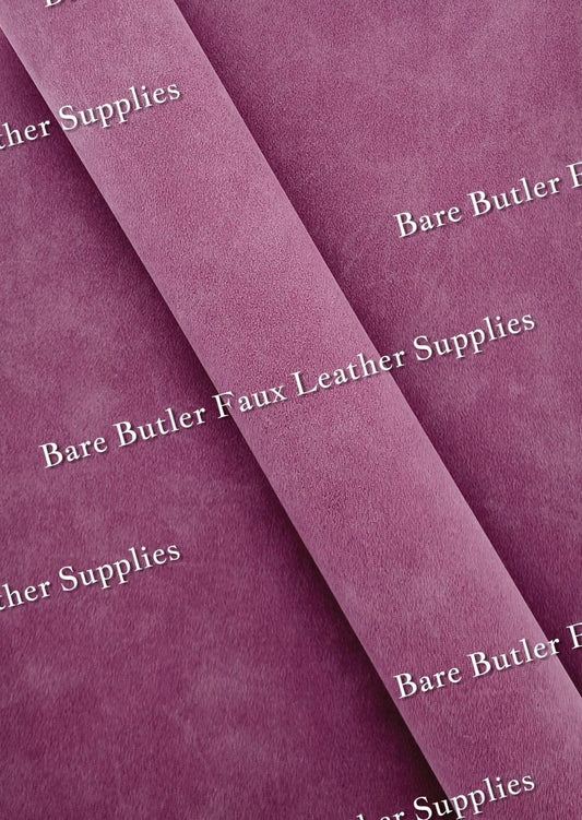 Suede - Purple - Faux, Faux Leather, Suede - Bare Butler Faux Leather Supplies 