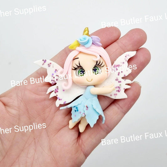 Unicorn Fairy - Clay, Clays, Unicorn - Bare Butler Faux Leather Supplies 